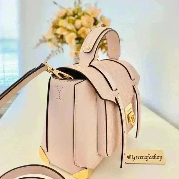 Michael Kors Purse Manhattan Satchel Crossbody bag new - Picture 2 of 11